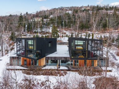 Québec, Bâtiment, Logement, Extérieur, Abri, Arbre, Maison
