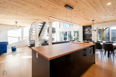 Canada, Intérieur, Design D'intérieur, Bois, Logement, Loft, Escalier