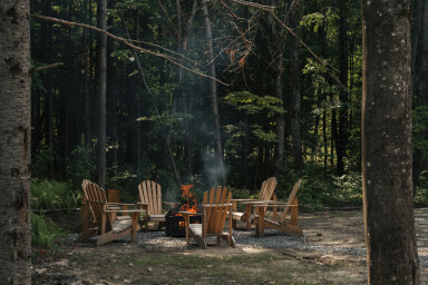 Cottage, Vegetation, Tree, Wood, Chair, Land, Woodland