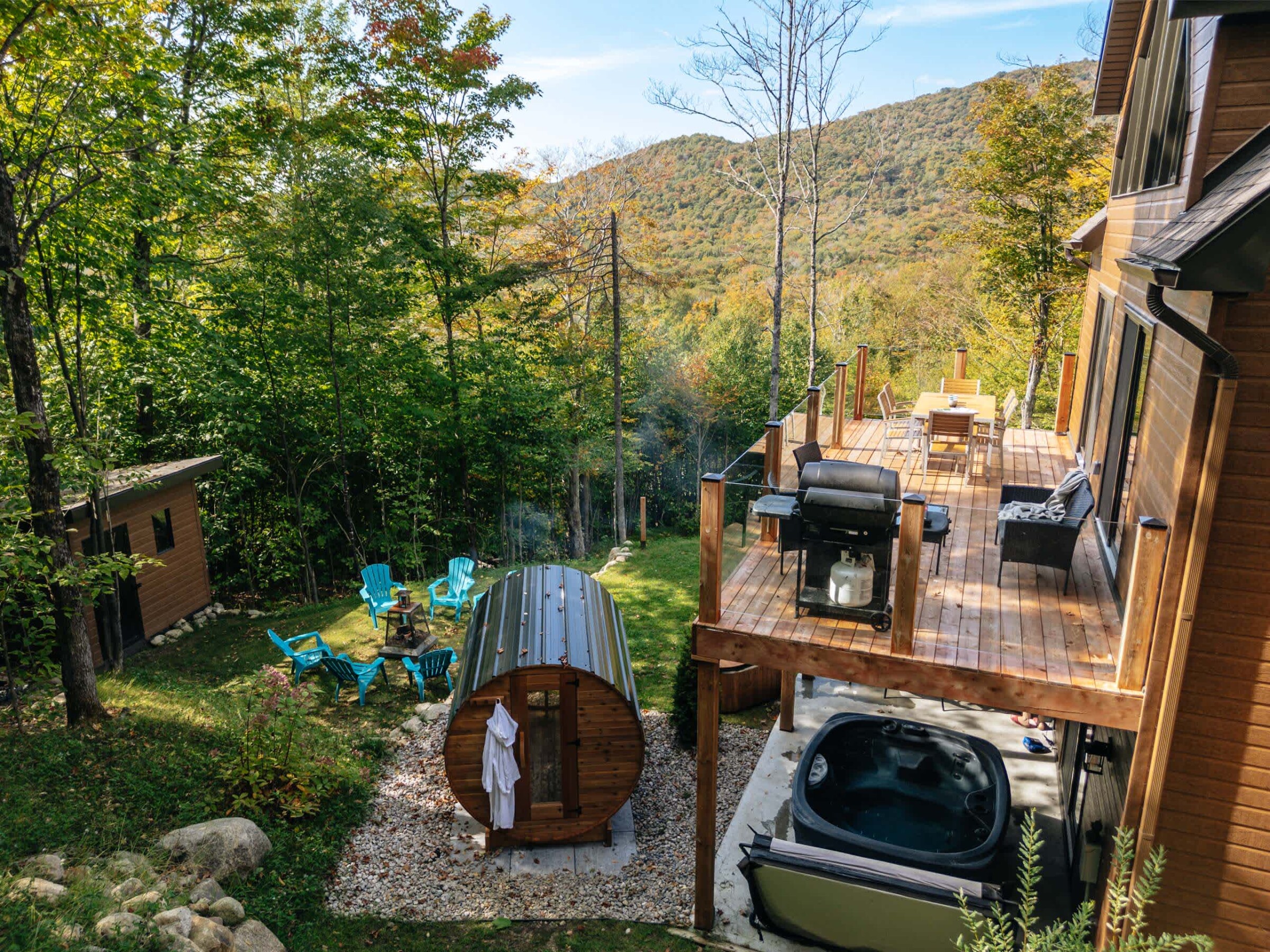 Le Montagnia, chalet à louer à Val-des-Lacs dans les Laurentides