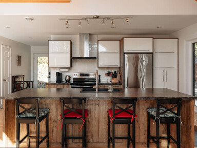 Cottage, Indoors, Interior Design, Kitchen, Kitchen Island