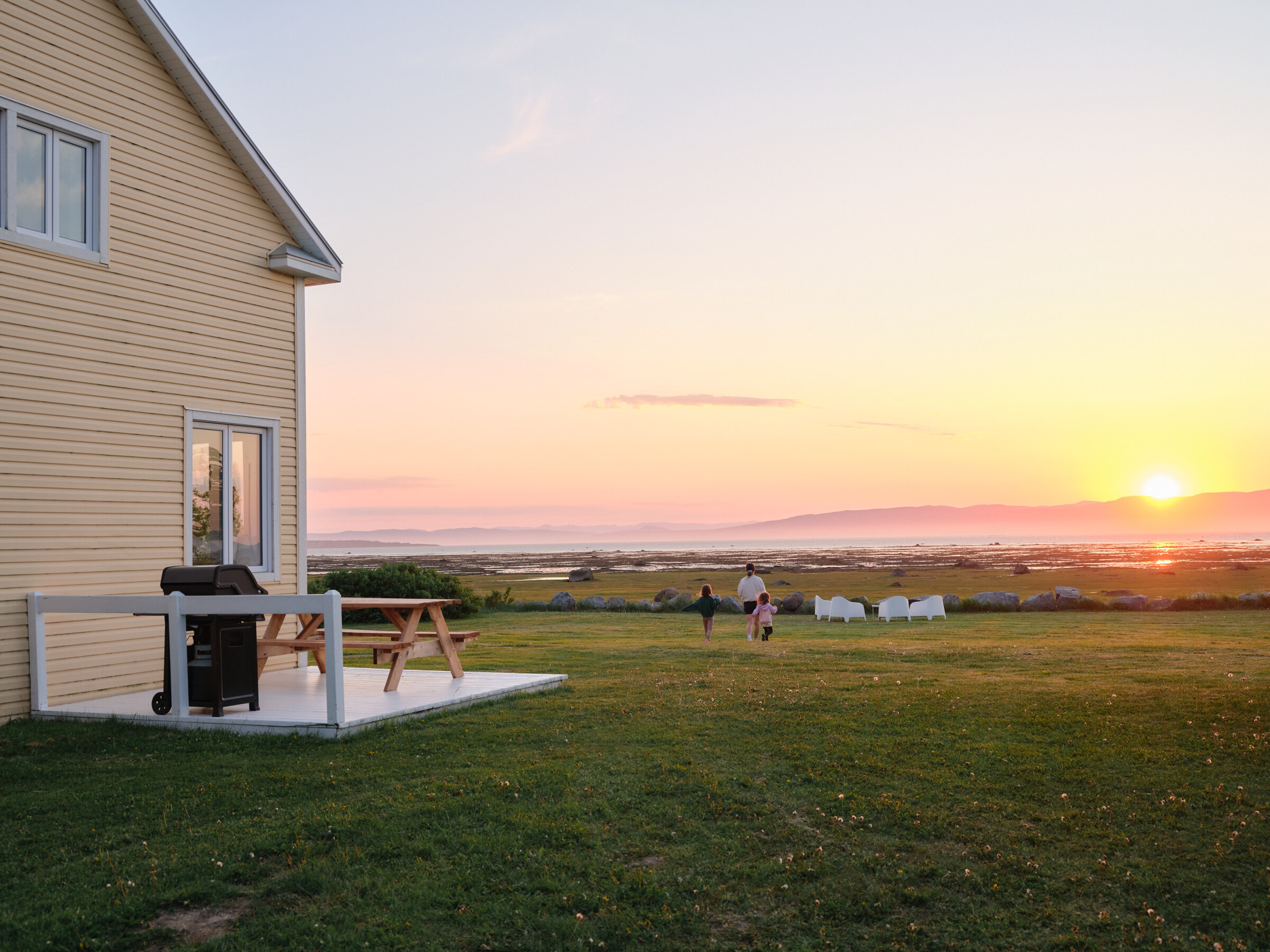 Maison Fleuve Kamouraska — vue sur le fleuve Saint-Laurent