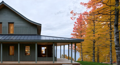 Québec, Outdoors, Shelter, Tree, Housing, House, Lamp