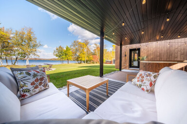 Canada, Design D'intérieur, Nature, Extérieur, Paysage, Canapé, Chaise