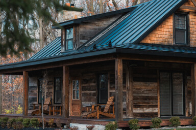 Québec, Bâtiment, Logement, Maison, Cabane, Cabane En Rondins, Chaise