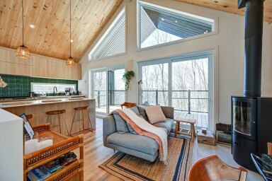 Québec, Design D'intérieur, Bois, Bois Dur, Bois Teinté, Décoration D'intérieur, Fenêtre