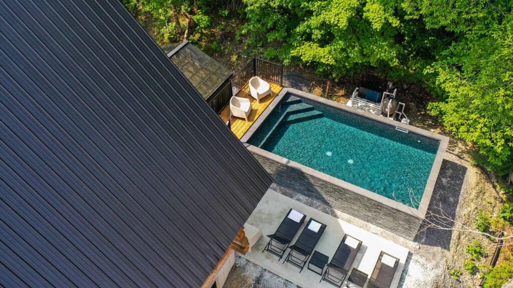 Nature,, Pool, Water, Swimming Pool, Outdoors, Aerial View, Chair