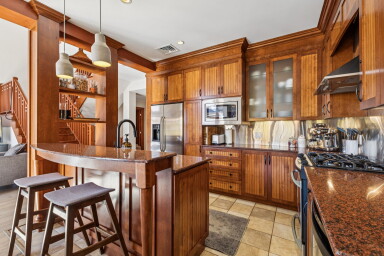 Canada, Indoors, Interior Design, Kitchen, Wood, Hardwood, Microwave
