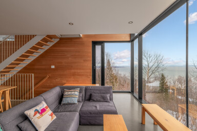 Nature, Intérieur, Design D'intérieur, Salon, Canapé, Bois, Escalier