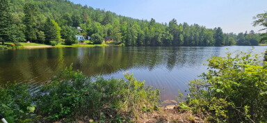 Chalet, Nature, Plein Air, Paysage, Bord De Lac, Eau