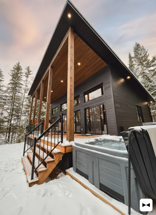 Nature, Design D'intérieur, Baignoire, Bain À Remous, Main Courante, Boîtier, Bois