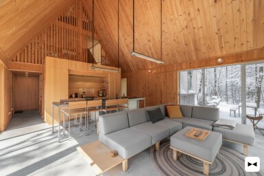 Cottage, Indoors, Interior Design, Housing, Loft, Wood, Living Room