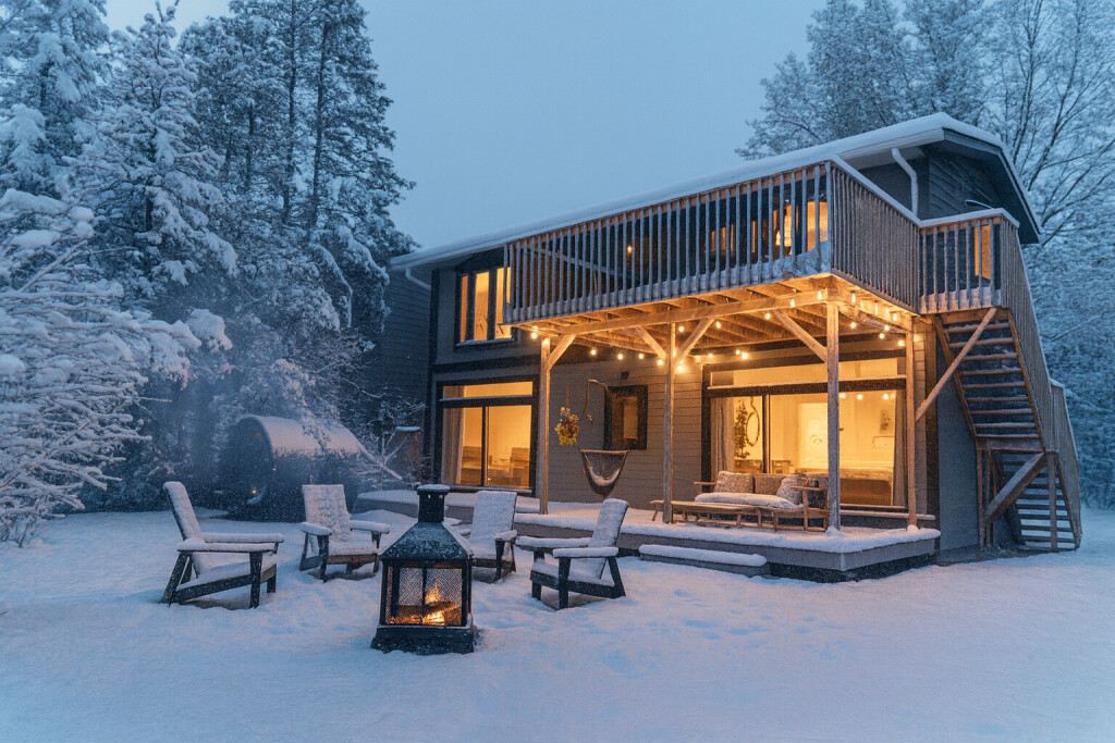 Nature,, Building, Housing, Chair, Furniture, House, Cabin