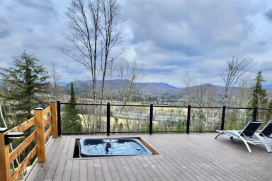 Québec, Nature, Plein Air, Paysage, Baignoire, Bain À Remous, Bord De Lac