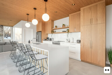 Nature, Intérieur, Design D'intérieur, Cuisine, Panneaux De Bois, Plante, Lampe