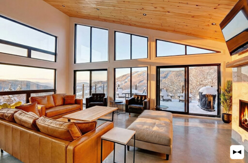 Nature,, Penthouse, Interior Design, Living Room, Home Decor, Wood, Couch