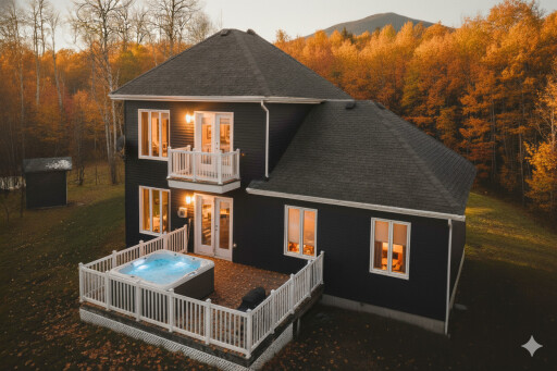 Nature,, Cottage, House, Housing, Tub, Hot Tub, Outdoors