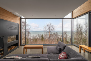 Canada, Intérieur, Design D'intérieur, Salon, Canapé, Bureau, Banc