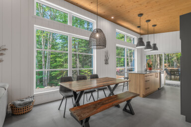 Canada, Design D'intérieur, Porte-Fenêtre, Fenêtre, Banc, Bois, Chaise