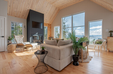 Canada, Design D'intérieur, Bois, Plancher, Plancher, Bois Franc, Salon