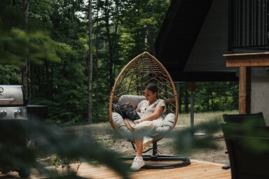 Nature, Personne, Assise, Véranda, Bois, Abri, Arbre