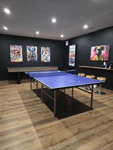 Canada, Ping Pong, Sport, Moon, Nature, Night, Outdoors