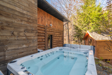 Canada, Indoors, Interior Design, Hot Tub, Tub, Wood Panels