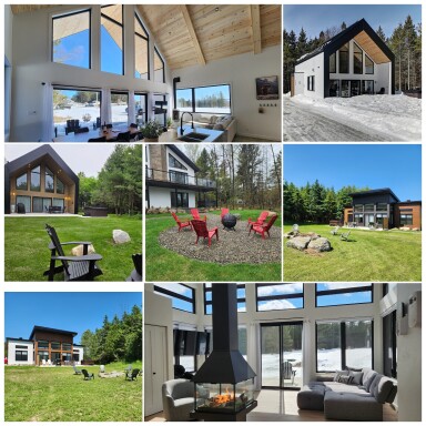 Canada, Cour Arrière, Herbe, Logement, Patio, Villa, Chaise