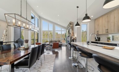Cottage, Indoors, Interior Design, Dining Room, Dining Table, Kitchen, Home Decor