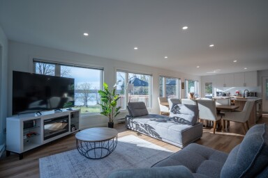 Québec, Salon, Canapé, Décoration D'intérieur, Moniteur, Écran, Table