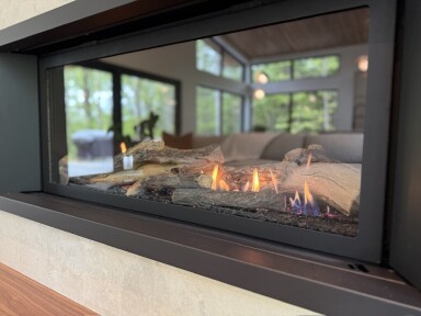 Cottage, Fireplace, Indoors, Window, Windowsill, Candle