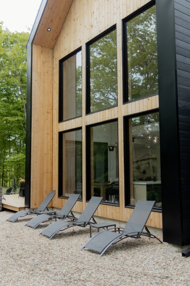 Cottage, Interior Design, Chair, Door, Desk, Plywood, Wood