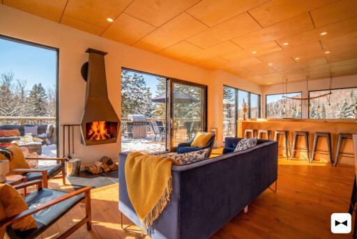 Nature, Design D'intérieur, Bois, Bois Franc, Salon, Plancher, Cheminée