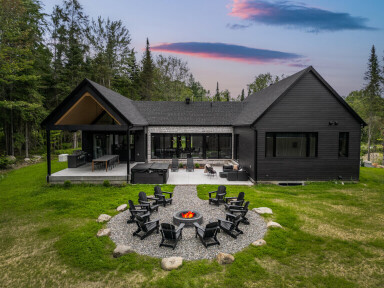 Canada, Extérieur, Paysage, Herbe, Logement, Chaise, Jardin