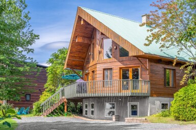 Nature,, Cottage, House, Housing, Chair, Cabin, Person