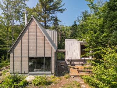 Québec, Chalet, Maison, Logement, Extérieur, Abri, Design D'intérieur