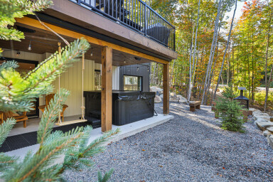 Canada, Arbre, Route, Chemin, Gravier, Banc, Conifère