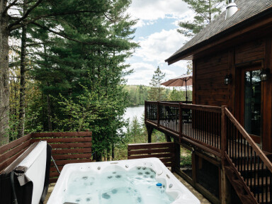 Nature,, Tub, Hot Tub, Handrail, Housing, Scenery, Interior Design