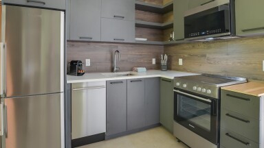 Nature, Intérieur, Design D'intérieur, Cuisine, Four À Micro-Ondes, Réfrigérateur, Évier