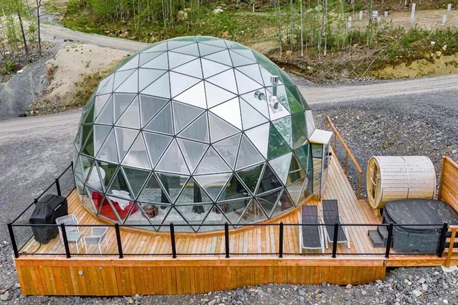 Nature,, Dome, Shelter, Chair, Planetarium, Garden, Gardening