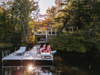 Cottage, Nature, Outdoors, Scenery, Lakefront, Waterfront, Boat