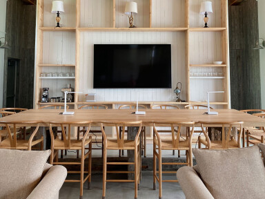 Québec, Design D'intérieur, Table, Dessus De Table, Bois, Salle À Manger, Table À Manger