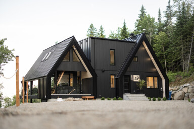 Canada, Chalet, Maison, Logement, Abri, Banc, Cabane