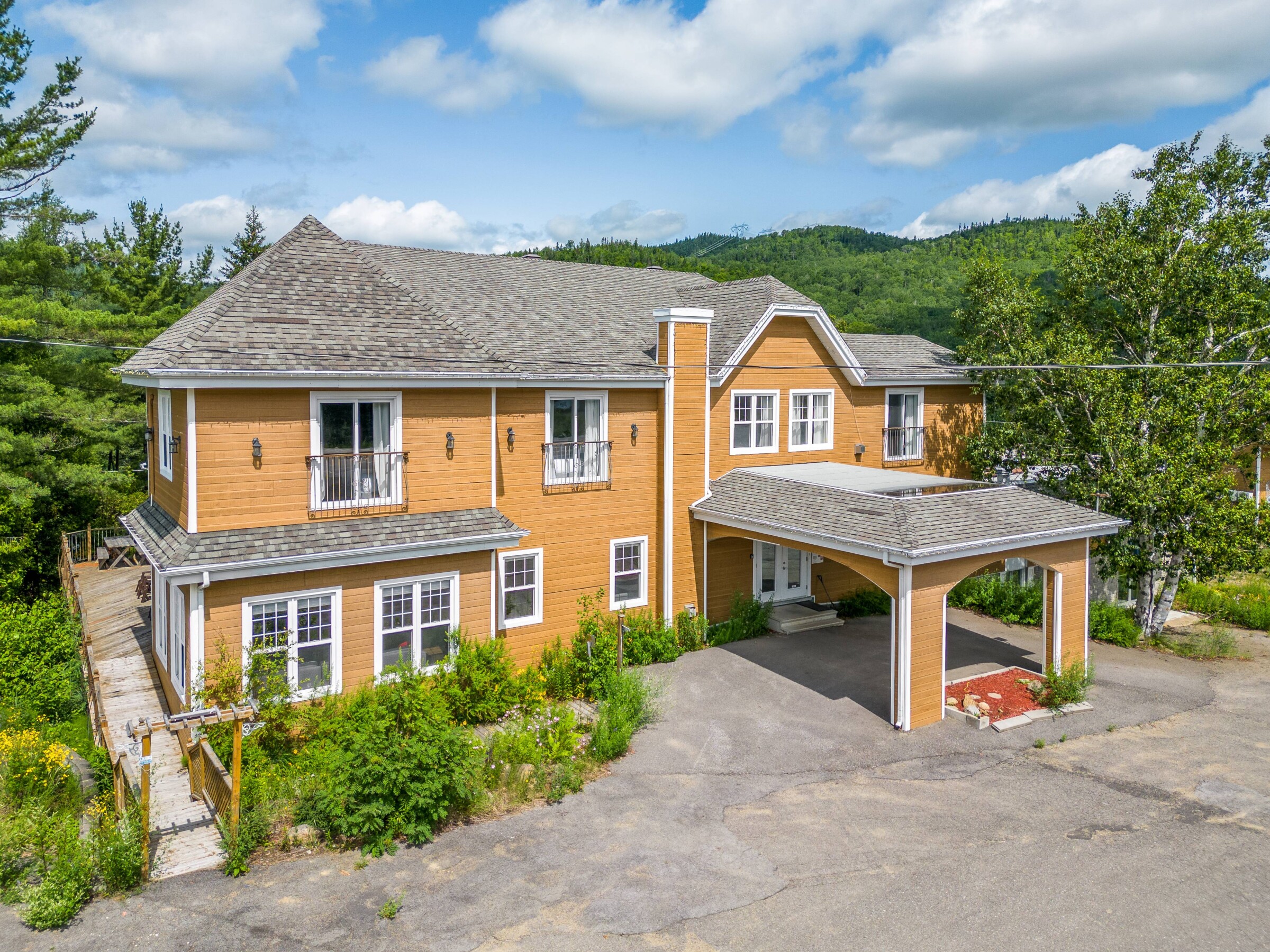 Vue du chalet