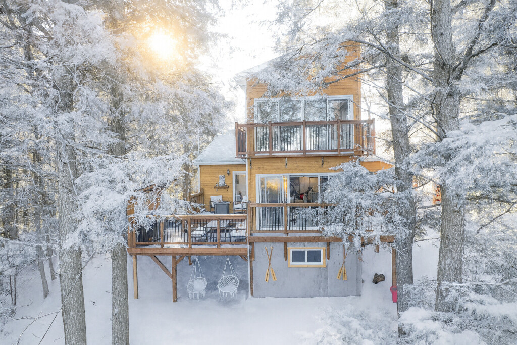 Nature,, Housing, House, Nature, Outdoors, Lamp, Winter