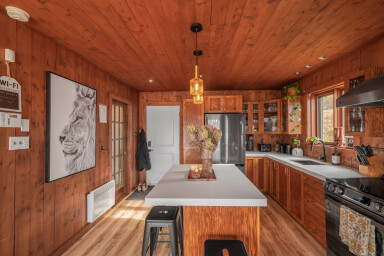 Nature,, Indoors, Interior Design, Wood, Hardwood, Stained Wood, Kitchen