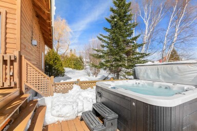 Québec, Bain À Remous, Bain À Remous, Intérieur, Design D'intérieur, Plante, Arbre