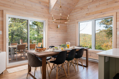 Chalet, Design D'intérieur, Table À Manger, Table, Salle À Manger, Panneaux En Bois, Bois