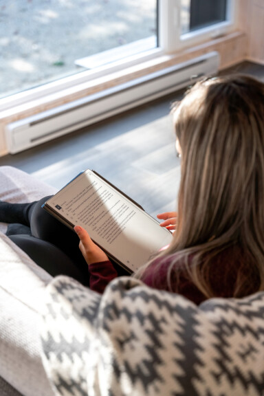 Canada, Person, Reading, Adult, Female, Woman, Head