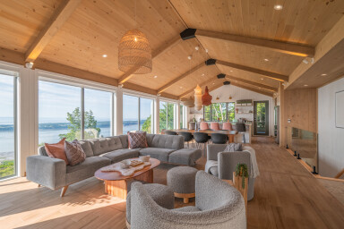 Chalet, Intérieur, Design D'intérieur, Bois, Décoration D'intérieur, Salon, Salon